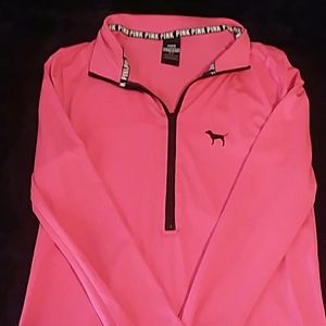 Victoria's secret Pink ultimate half zip crew neck
